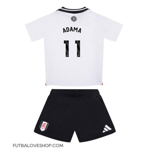 Dres Fulham Adama Traore #11 Domáci pre deti 2024-25 Krátky Rukáv (+ trenírky)